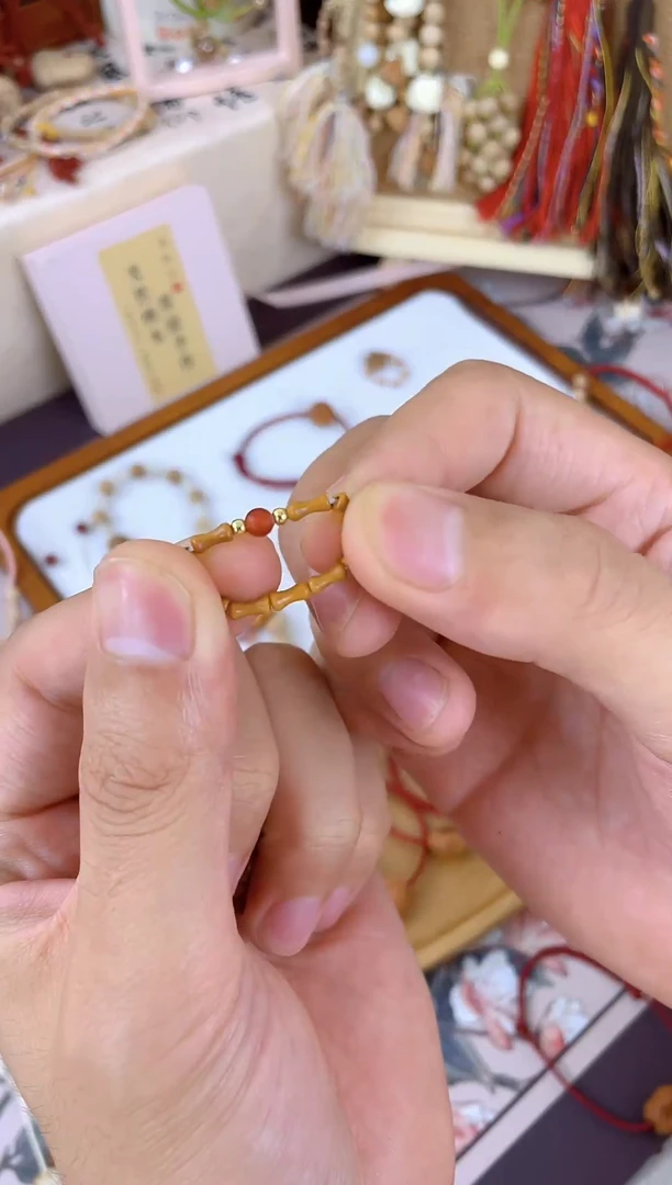 桃核小戒指一物一拍