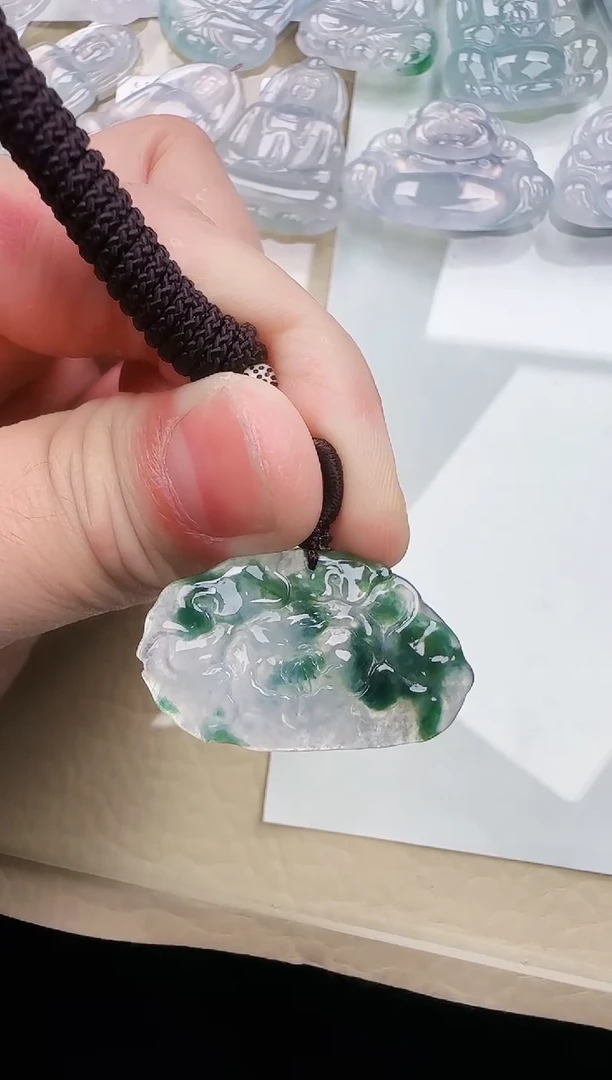 颈饰未镶嵌翡翠缅甸翡翠a货
