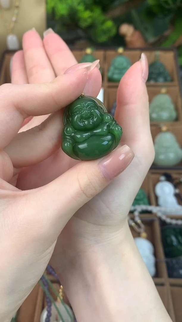 颈饰未镶嵌和田玉吊坠30mm