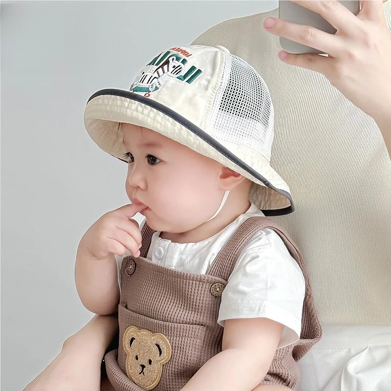 婴儿夏季婴幼儿男童专用棒球帽帽子渔夫帽宝宝帽子夏季薄款