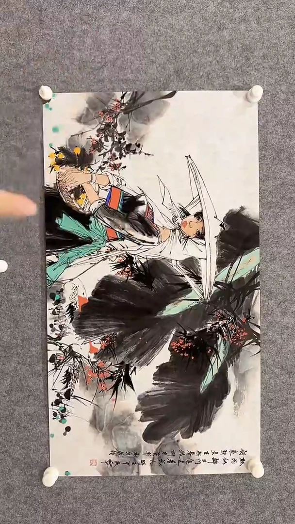 国画刘向平-4平尺-国画作品