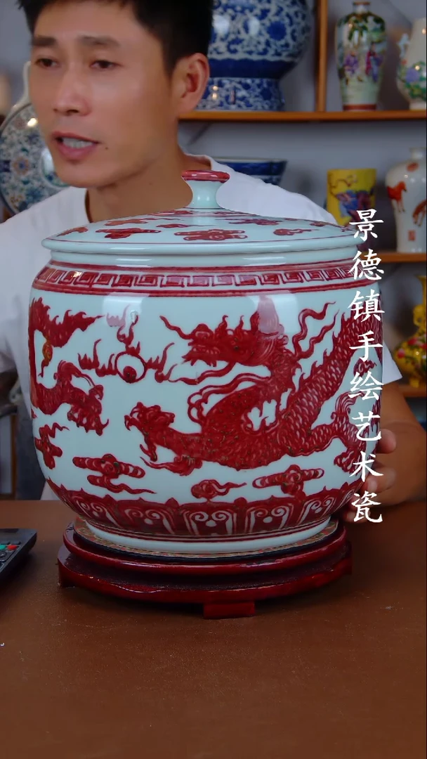现代景德镇手工手绘陶瓷摆件58