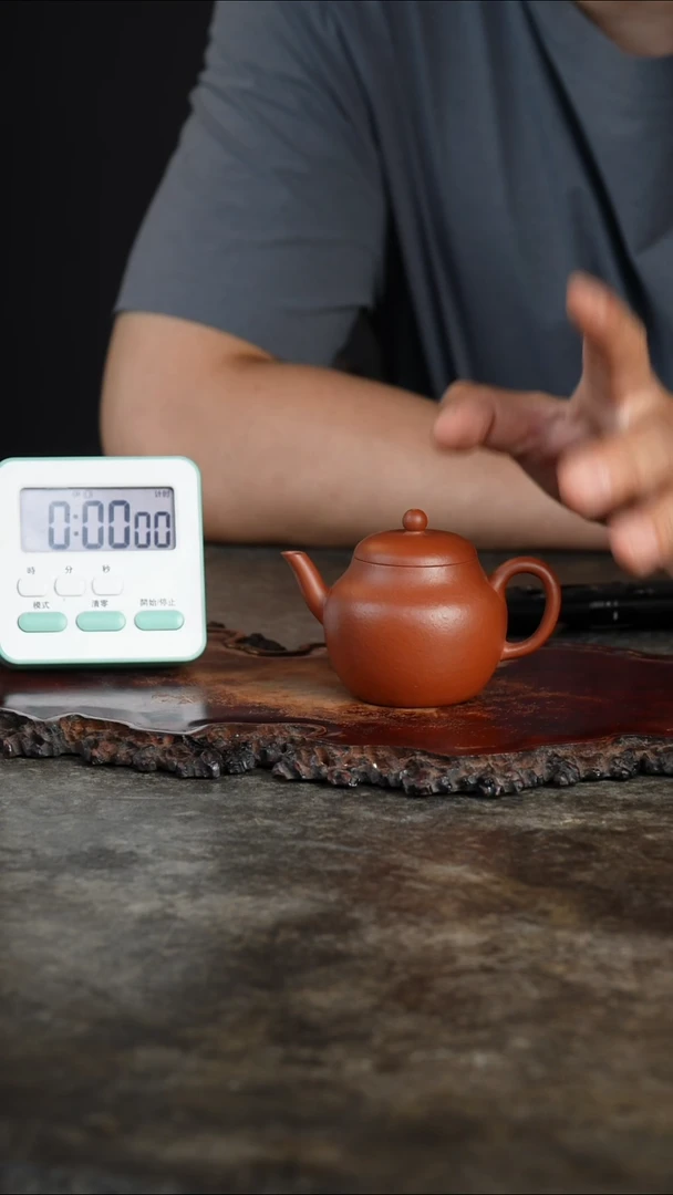 茶壶紫砂24目小朱泥
