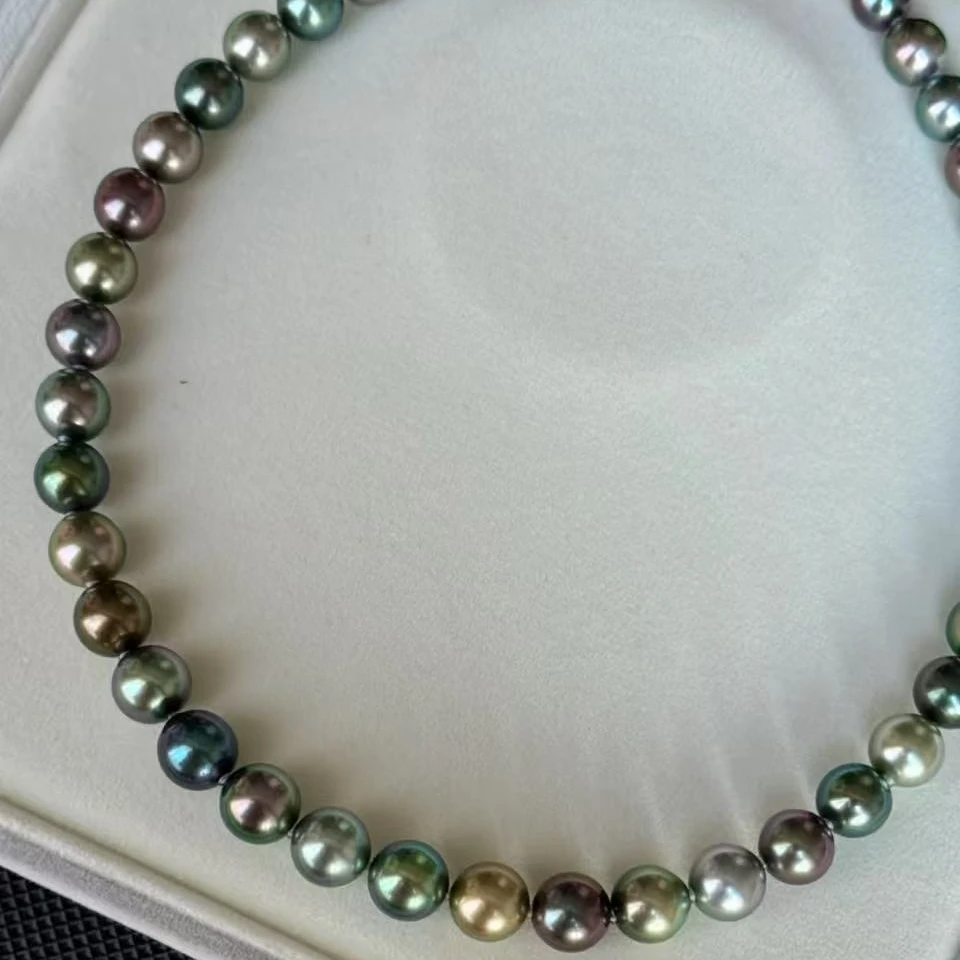 天然海水大溪地珍珠项链