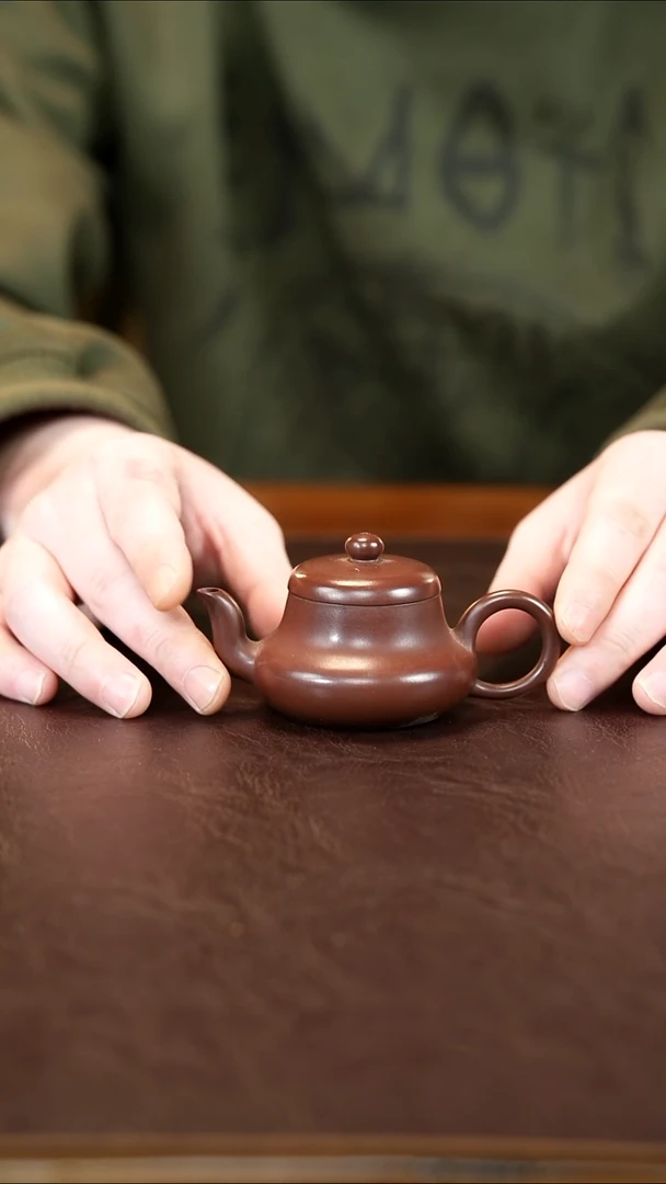 茶壶紫砂君德 80cc紫朱泥