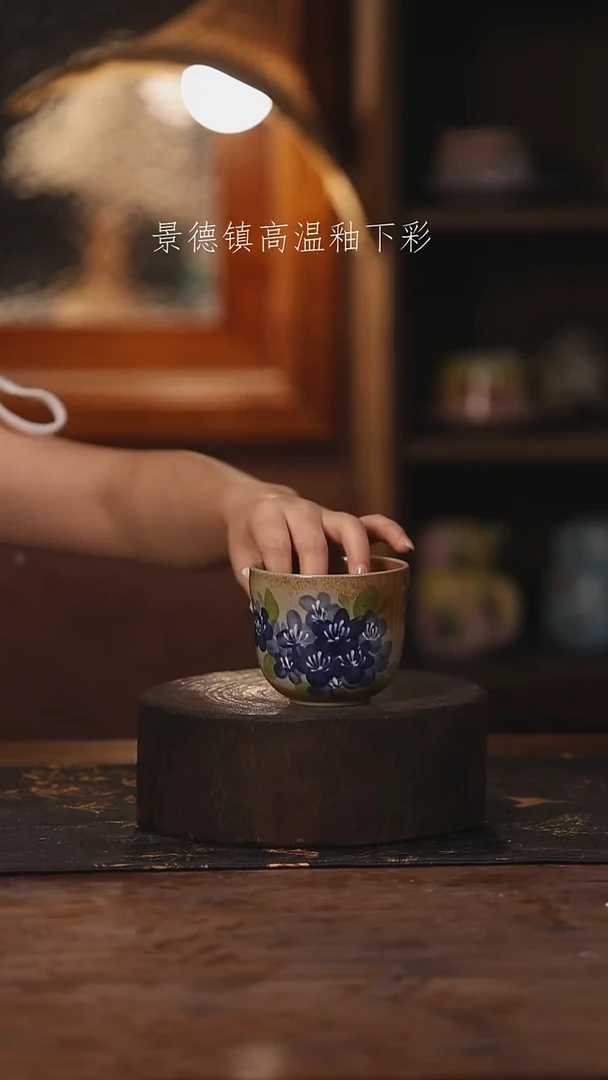 陶瓷景德镇高温釉下手绘陶瓷187