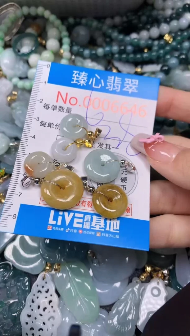 【闪购商品】翡翠颈饰未镶嵌含绳0006646