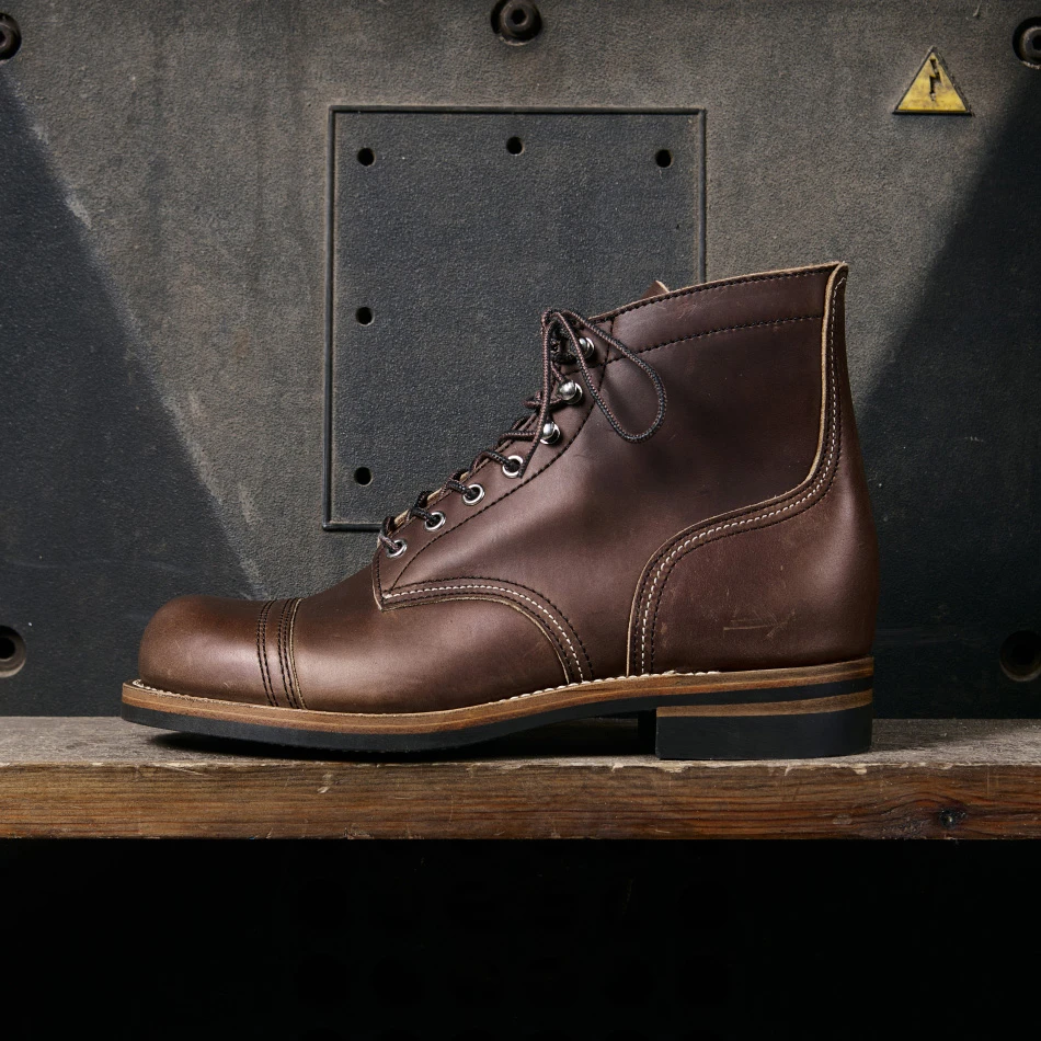 美国HORWEEN×玩儿制革 疯马皮意大利V底US古董楦系列8111工装