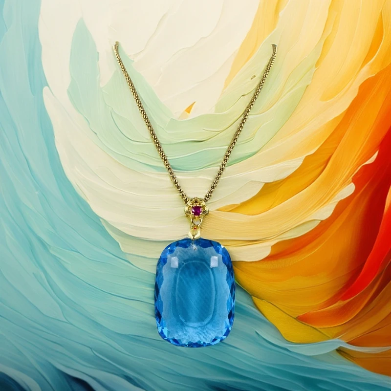 高奢蓝宝石HZ 157 精挑级高奢吊坠多样性发其一