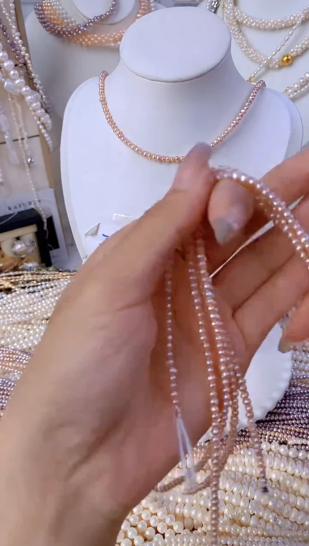 淡水珍珠未镶嵌颈饰V12