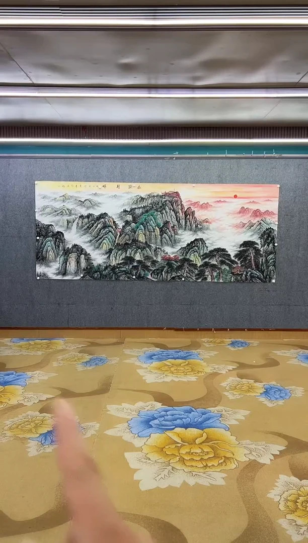 绘画绘画Y-王红兵-大丈二-山水画