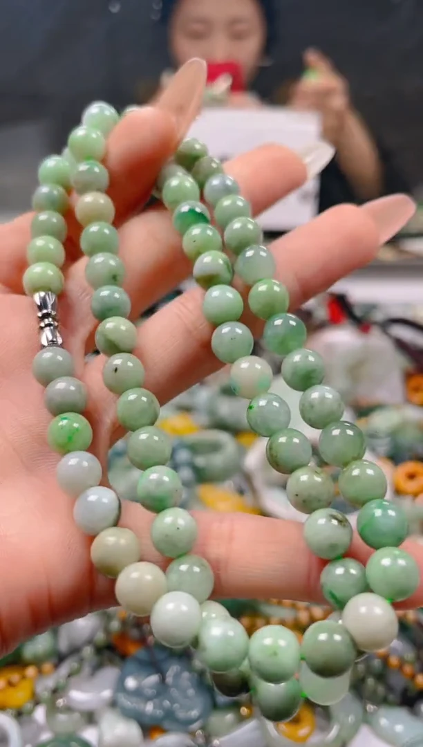 【闪购商品】翡翠颈饰未镶嵌/J/翡翠A货一图一物