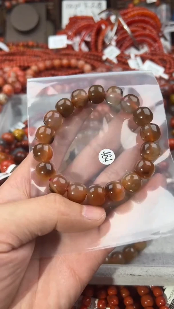 南红玛瑙手串未镶嵌12