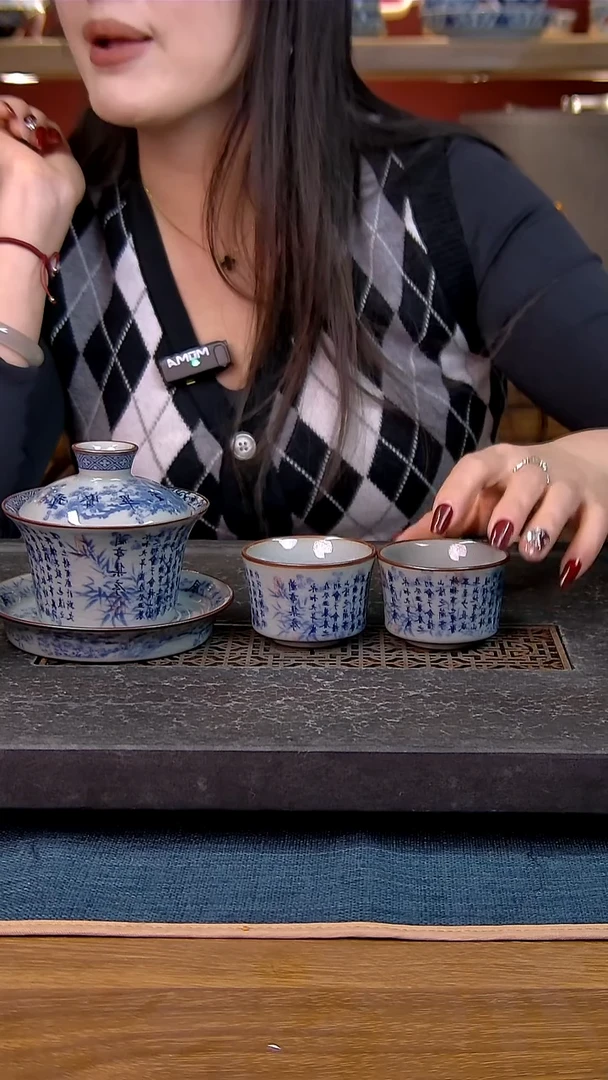 简装家用款3件套 老陶泥开片纹陶瓷茶具