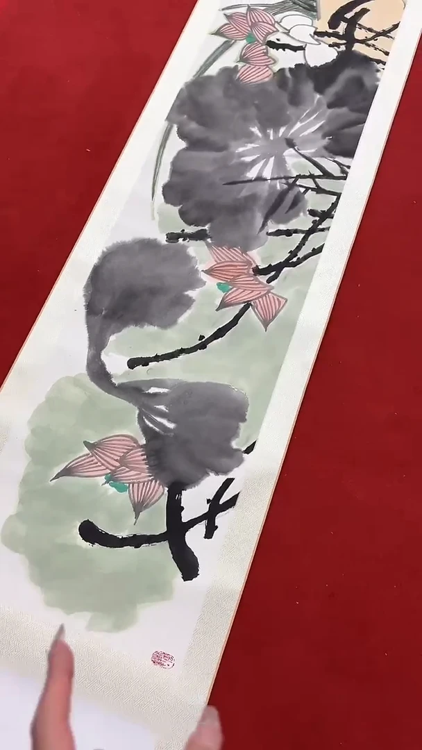 国画庄寿红-长卷B-国画作品