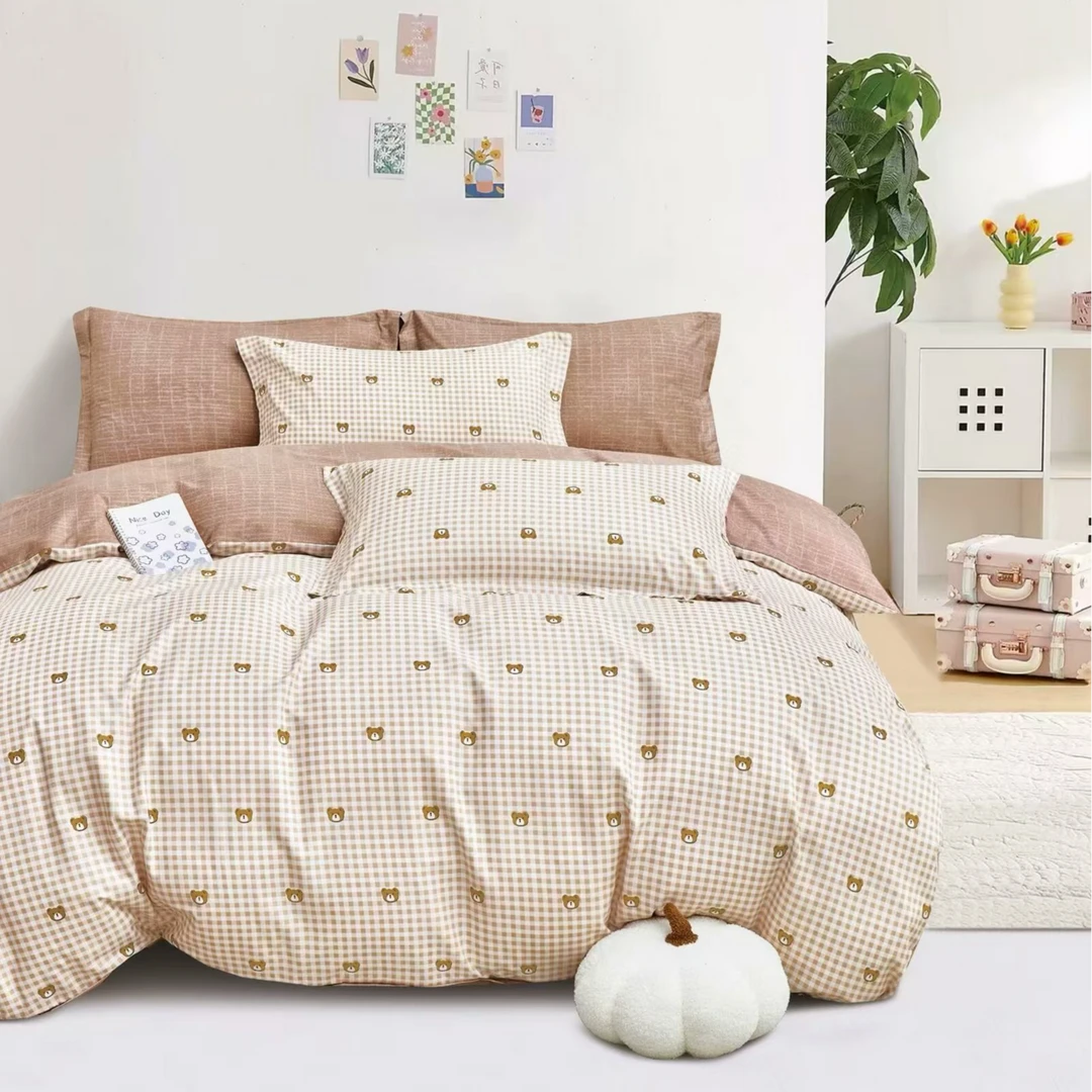 【A类斜纹水洗棉四件套】新疆发货保暖床上轻奢款清新亲肤宿舍家用