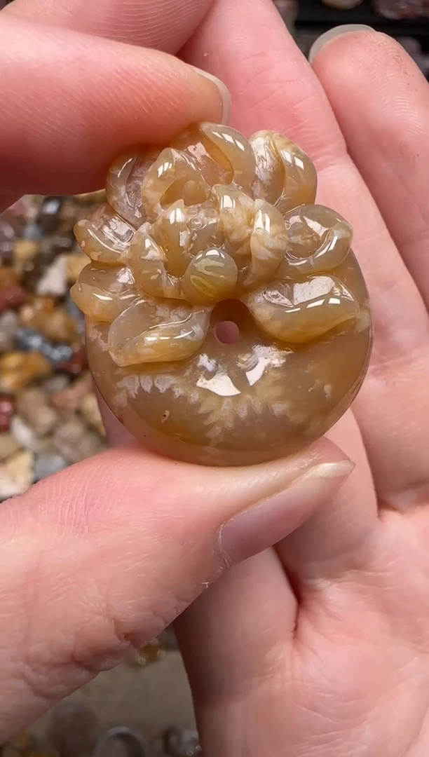 硅化珊瑚（珊瑚玉）未镶嵌颈饰178