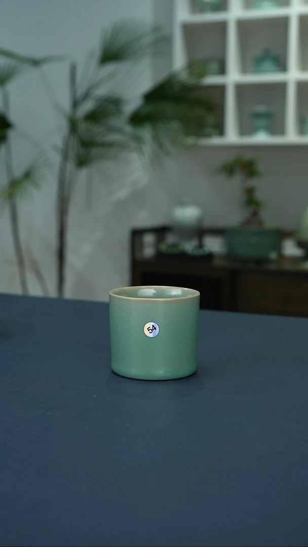 瓷片54号扫地僧扳指杯一级品      洁