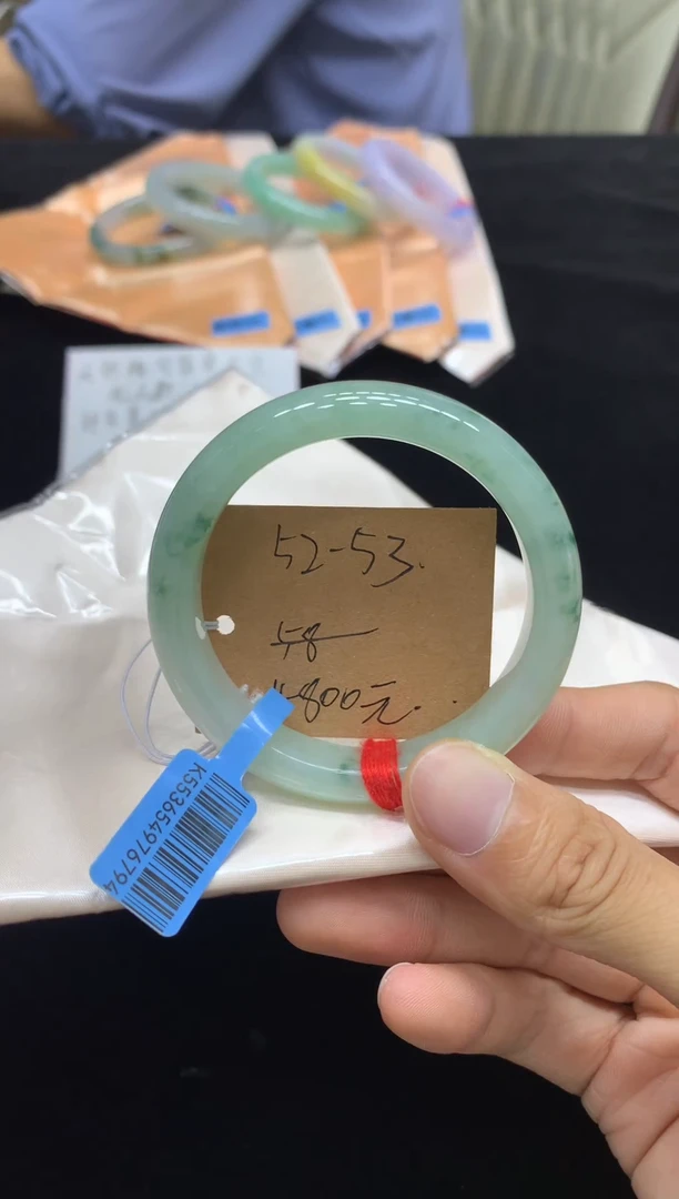 未镶嵌手镯翡翠52-53（48小时鉴赏）