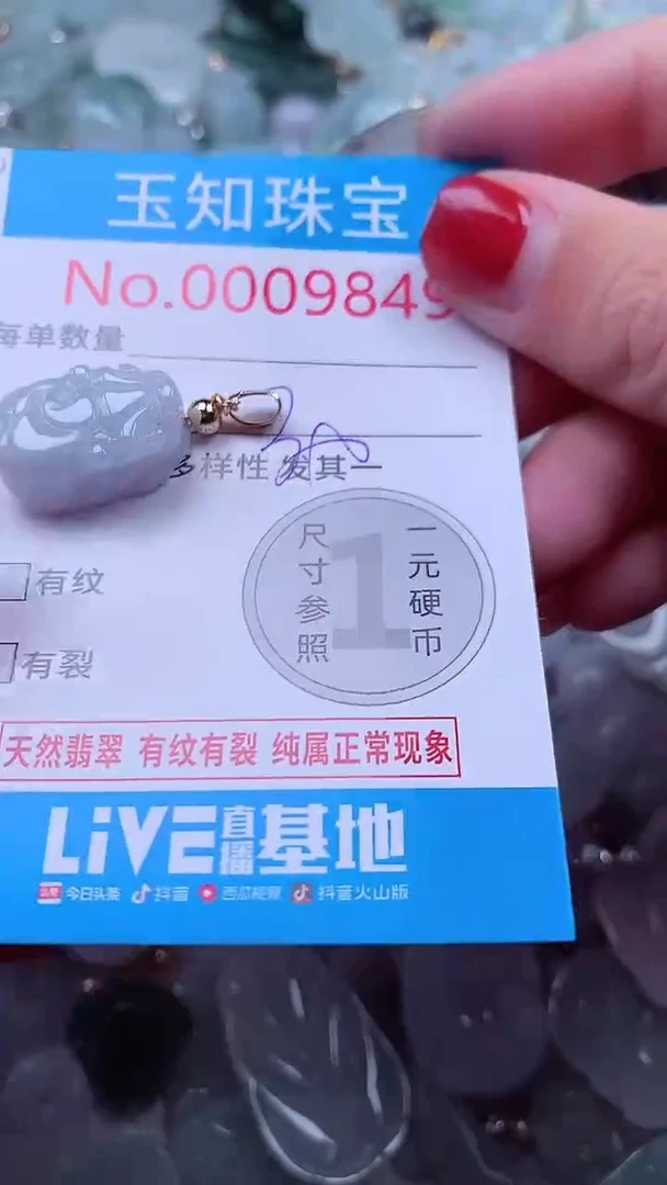 吊坠(不含链)未镶嵌翡翠9849