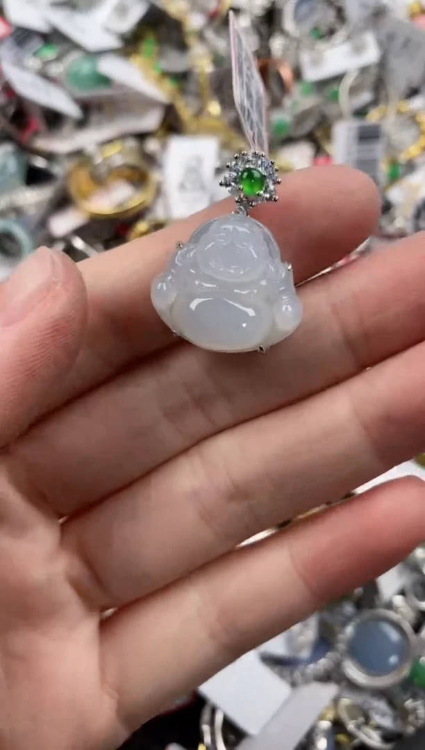 银S925镶嵌戒指翡翠131313----6