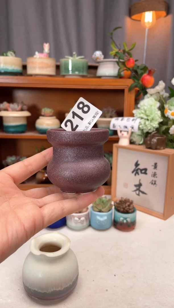 瓷片218知木小芳花盆