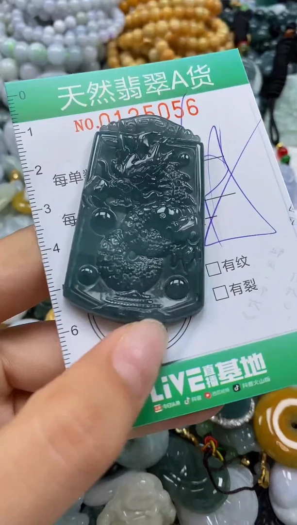 翡翠未镶嵌颈饰闪购0125056