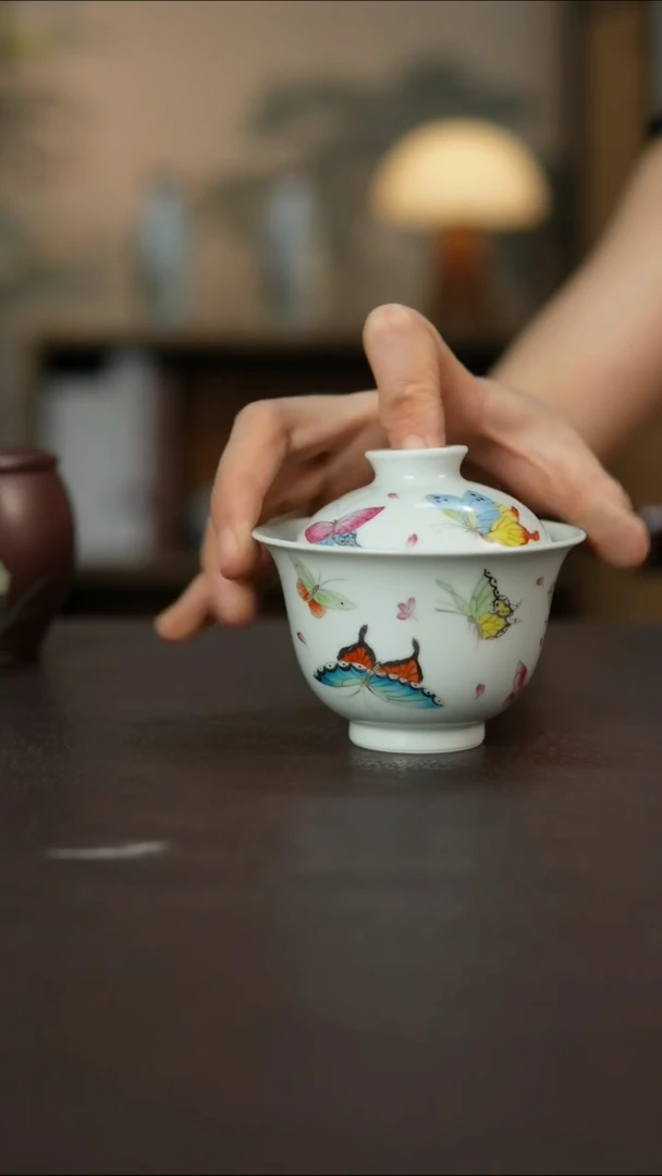 杯景德镇陶瓷杯碗柴烧多人微瑕