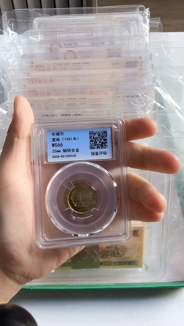 81长城币 壹角 钱币