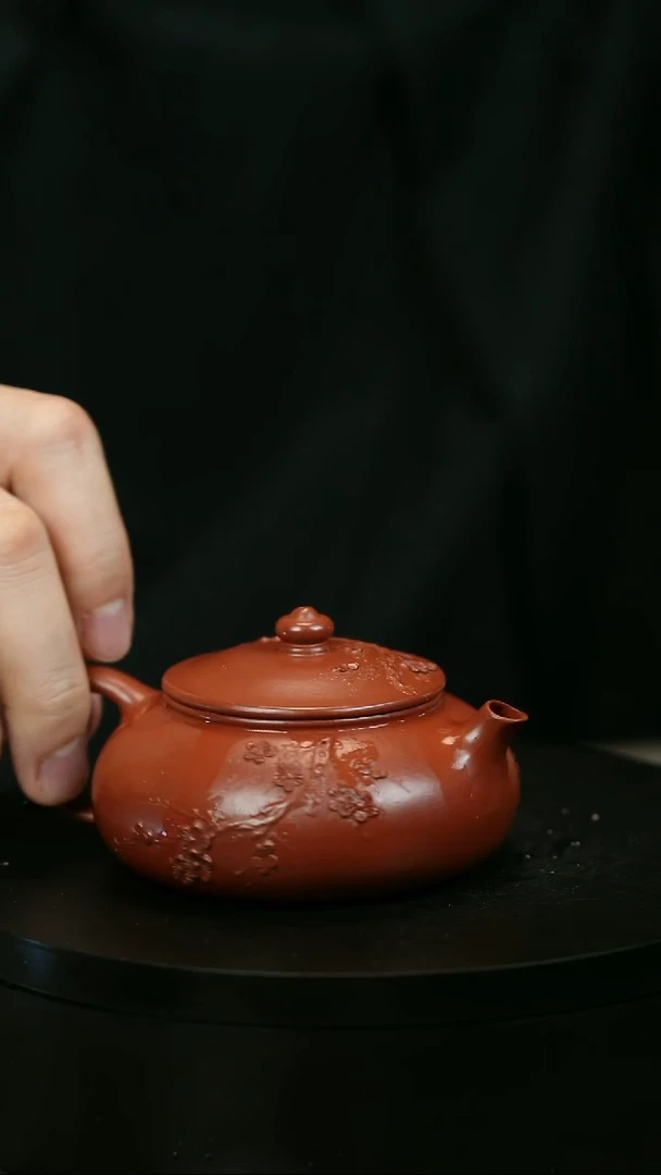 茶壶紫砂小*H1506陈春芬梅花寒江