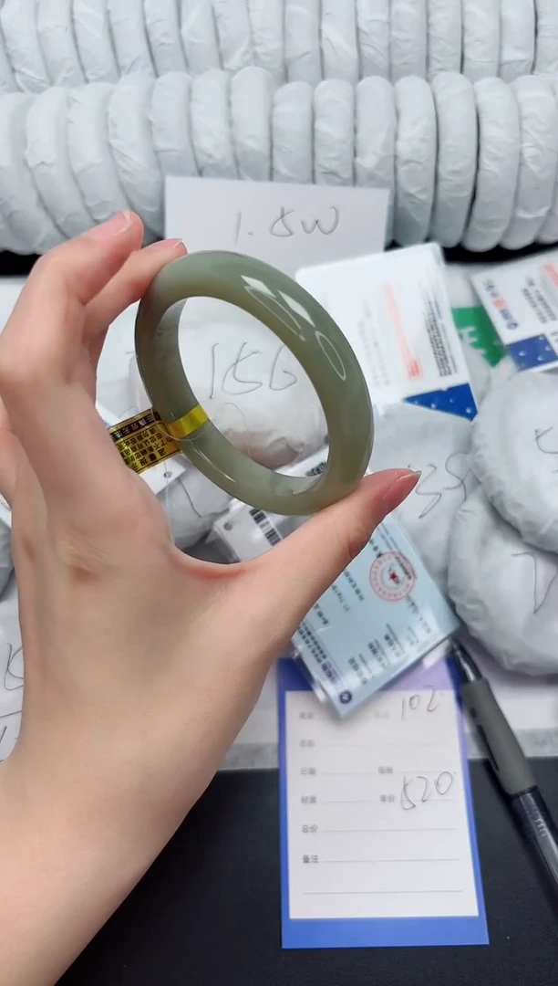 未镶嵌手镯和田玉102-57.6QS4  YOU