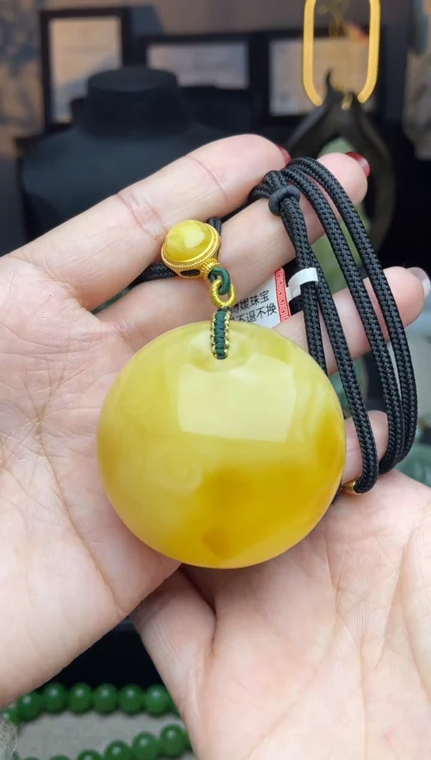 【闪购商品】琥珀颈饰未镶嵌吊坠