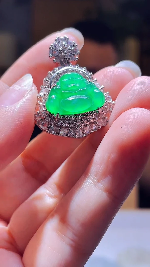 翡翠未镶嵌吊坠(不含链)L-@@LFJJ07231