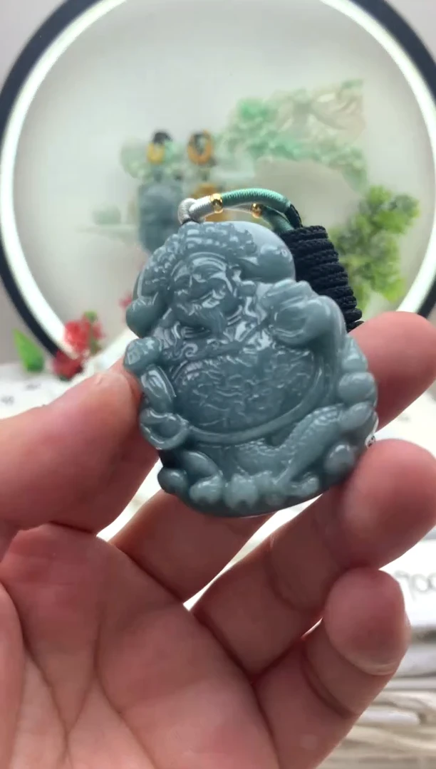 颈饰未镶嵌翡翠财神1