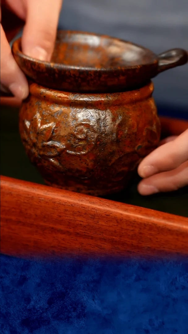 紫砂 宜兴紫砂 柴烧 茶漏