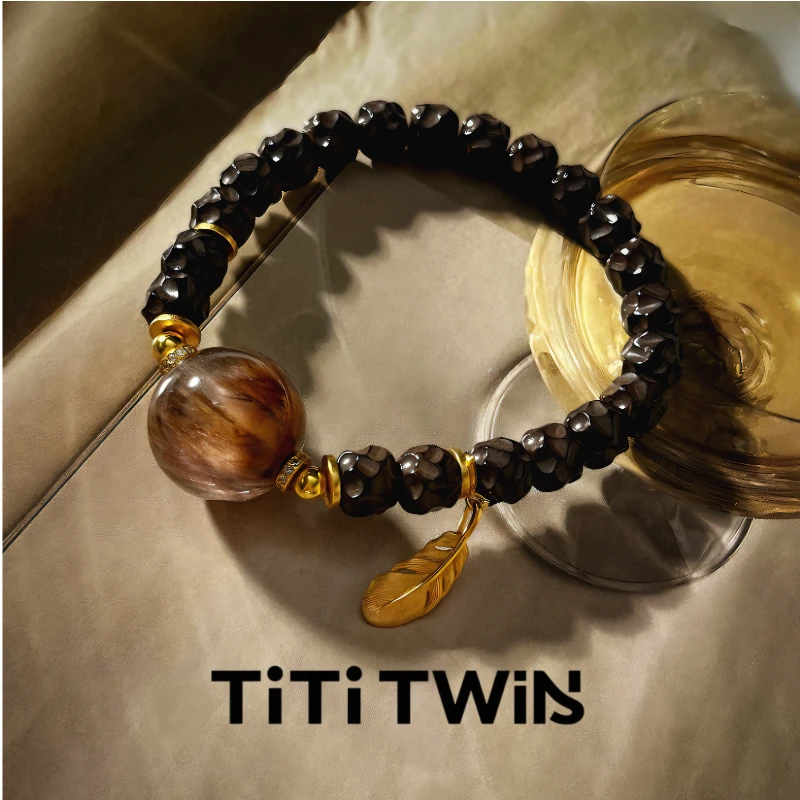TiTi TWINS【椰巧】原创天然兔毛水晶文玩设计手串