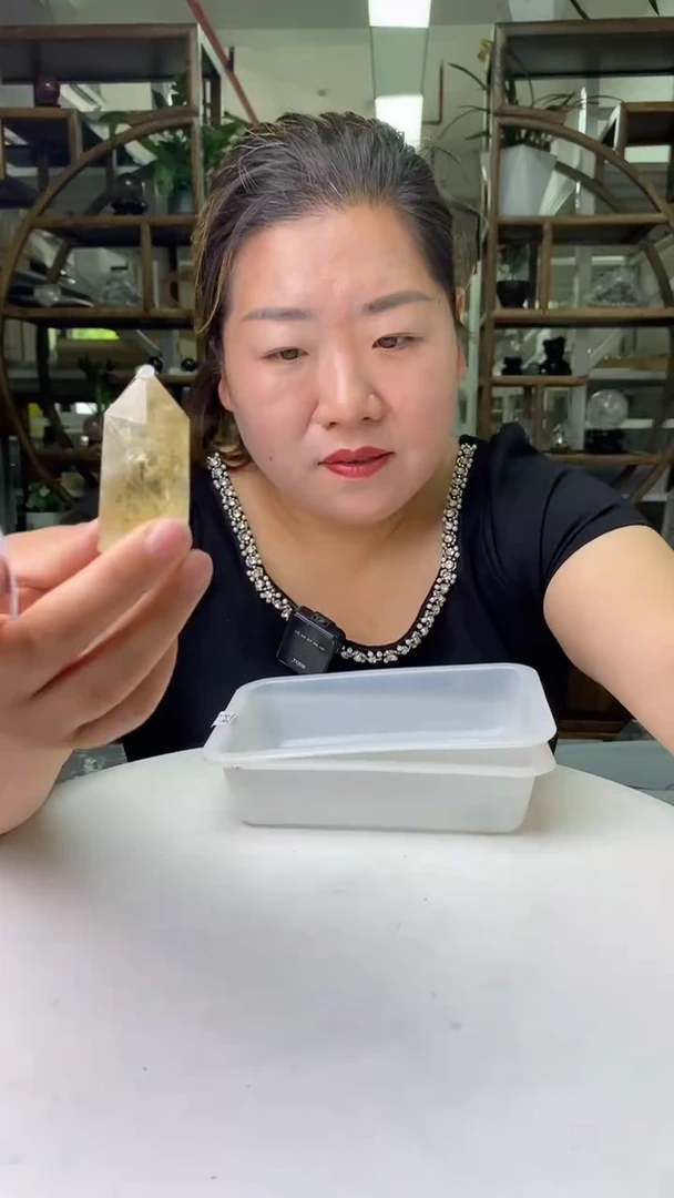 柱子未镶嵌水晶黄水晶柱子D645