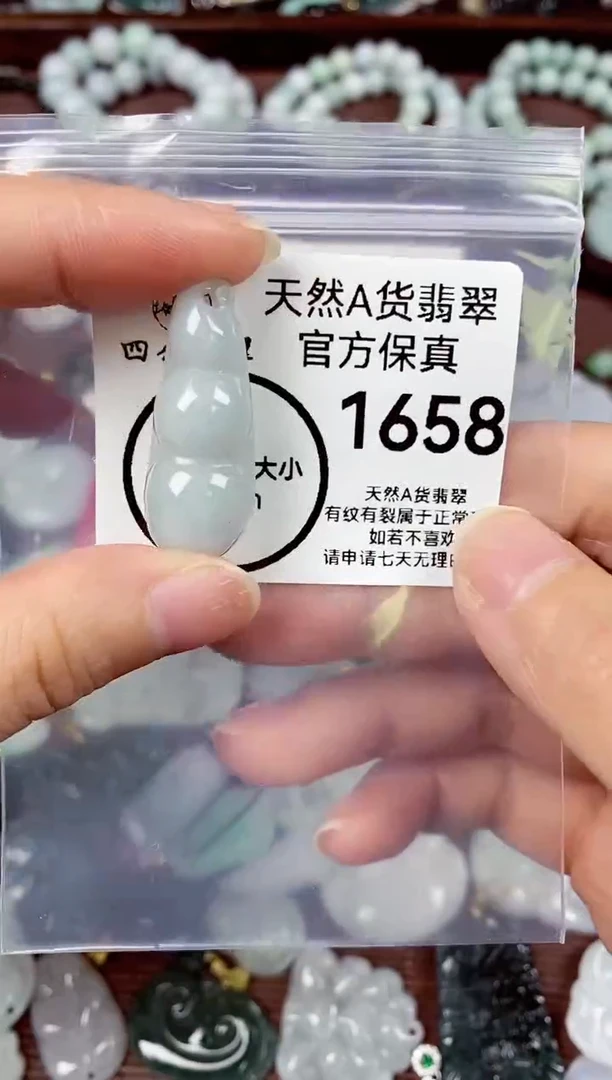 【闪购商品】翡翠颈饰未镶嵌天然A货翡翠1658