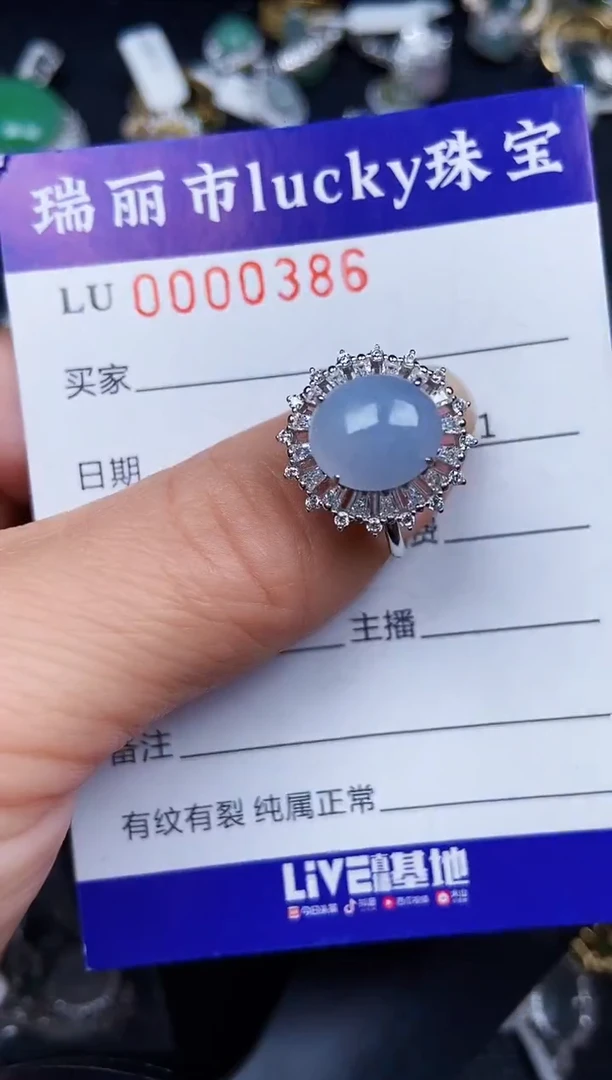 翡翠银S925镶嵌颈饰0386