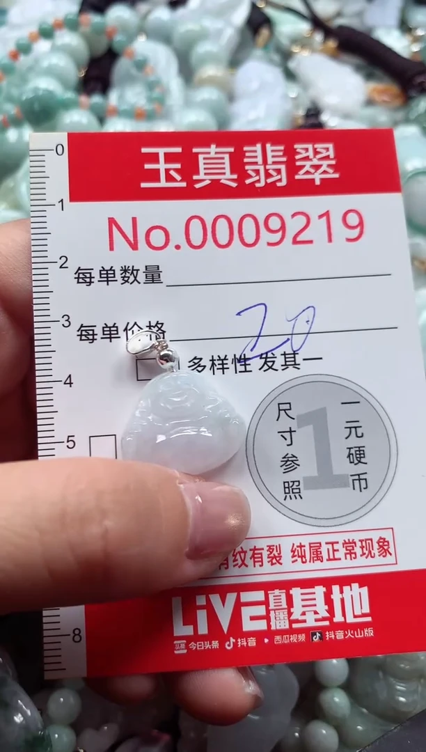 吊坠(不含链)未镶嵌翡翠9219