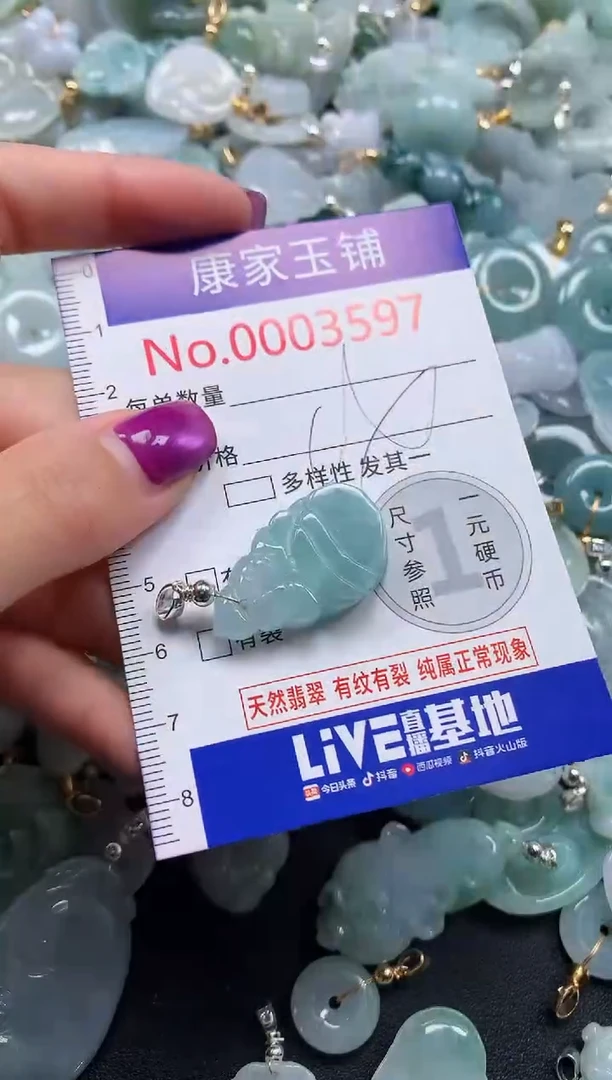 颈饰未镶嵌翡翠3597
