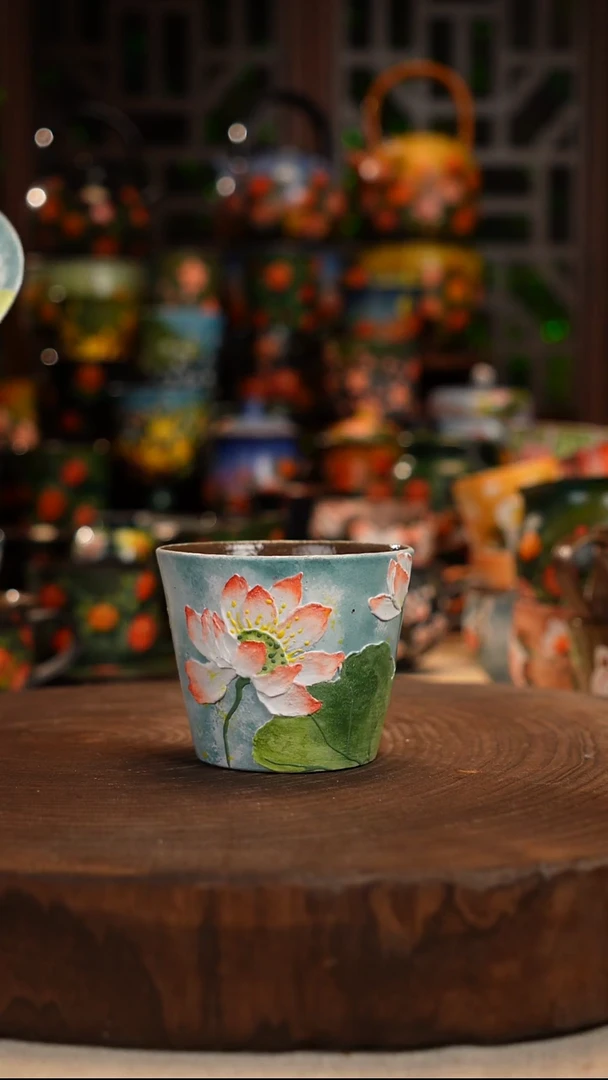 油画 手绘 釉下彩