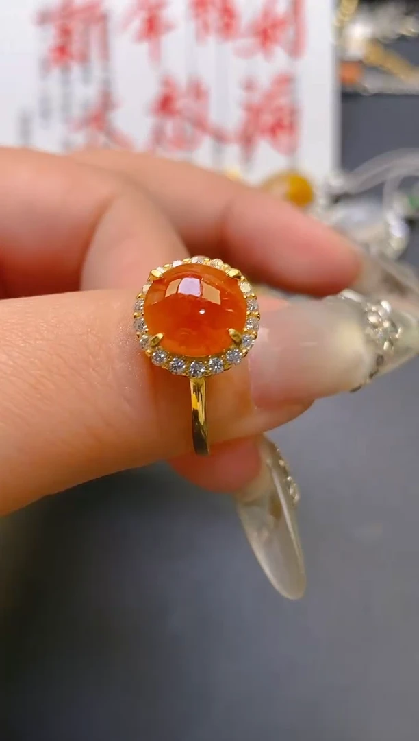 【闪购商品】翡翠耳饰银S925镶嵌天然A货翡翠1