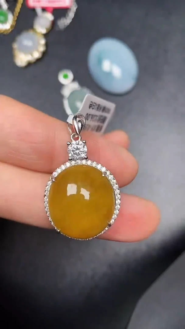 银S925镶嵌戒指翡翠3800