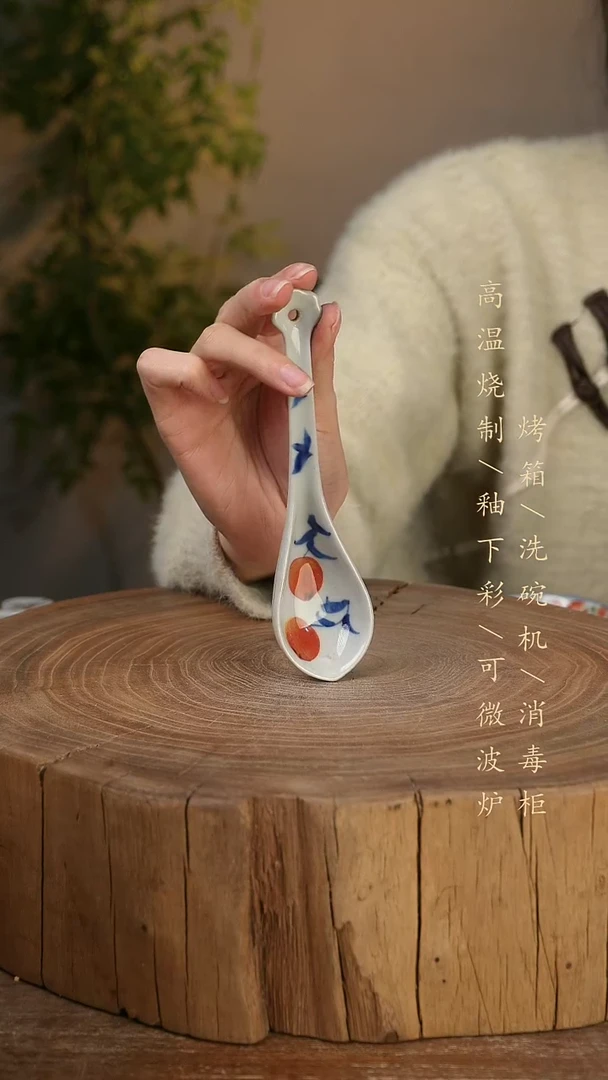 碗瓷景德镇手工手绘高温瓷釉下彩