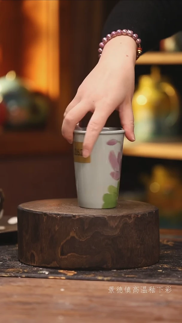 陶瓷景德镇高温釉下手绘陶瓷@L262@