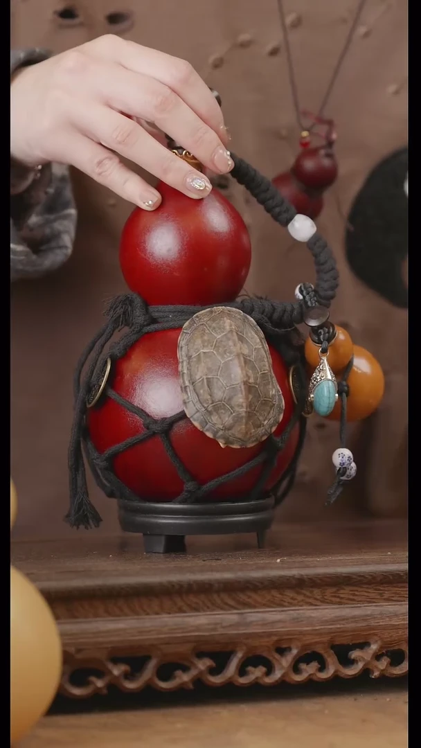 【闪购商品】380号精品天然大漆工艺防渗内胆酒葫芦~