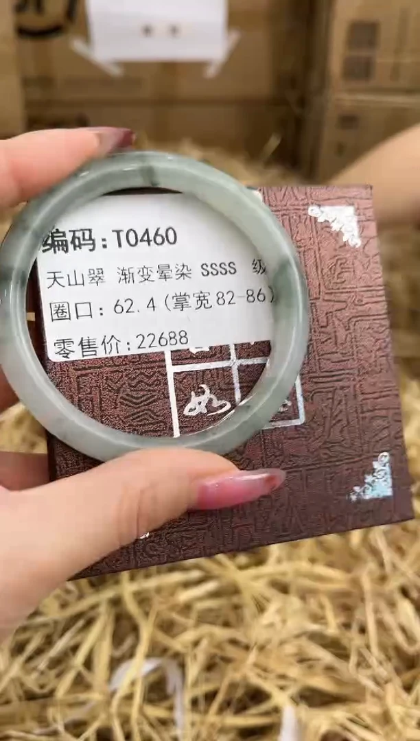 未镶嵌手镯石英质玉T0460