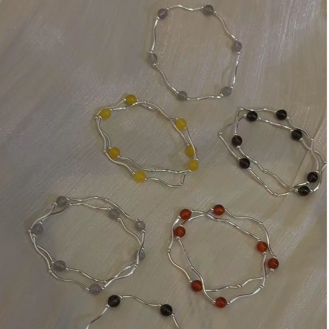 925银多巴胺系列玛瑙手链SLCY836-烨