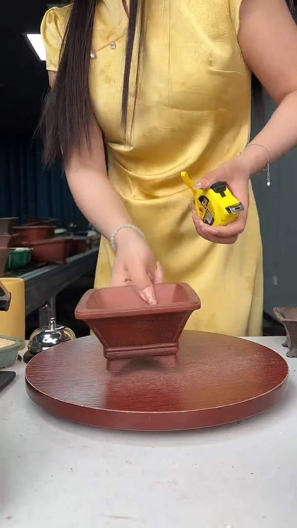 紫砂花盆浅草紫砂花盆